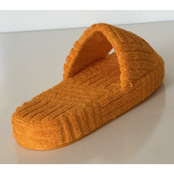 Bottega Veneta Intrecciato Resort Sponge Slipper Yellow 8 US 660245 IT NIB $600 main image 8